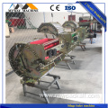 Plastic film wrapped corn silage baler machine